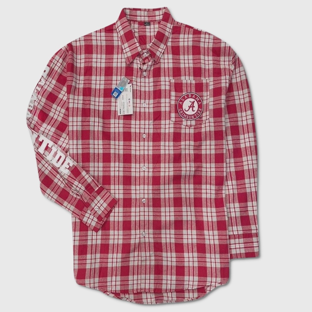 University Of Alabama Crimson Tide / Flannel Shirt - NWT Mens Medium #48301-YY3‎